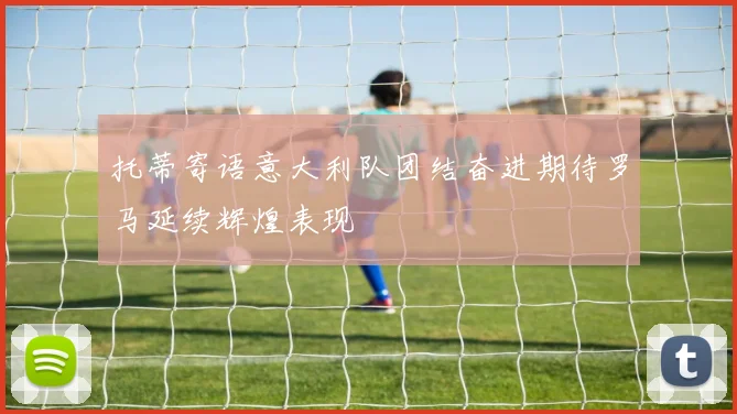 托蒂寄语意大利队团结奋进期待罗马延续辉煌表现